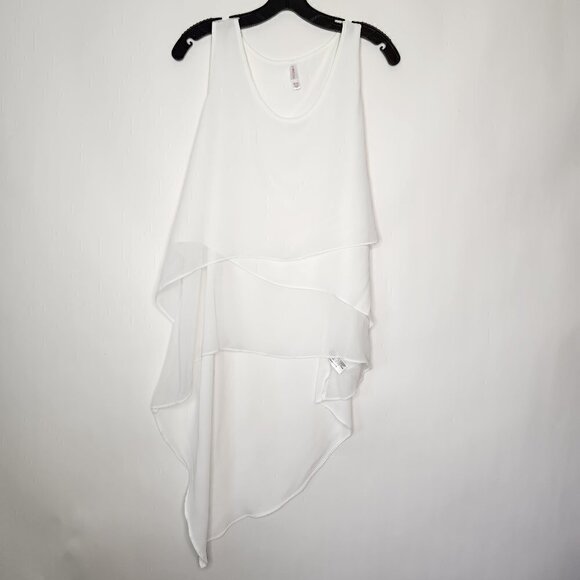 Xhilaration White Strap Top - Picture 1 of 5